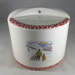 Gmundner Keramik-Dose/Keks Weihnacht 2007